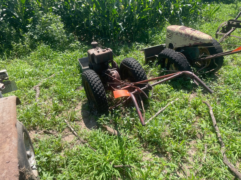 Walk Behind Gas Rake