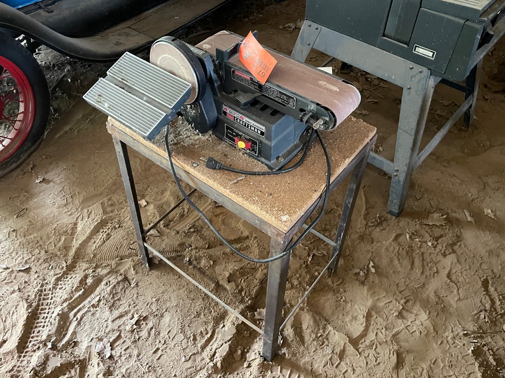 Craftsman Disc Belt Sander on Stand