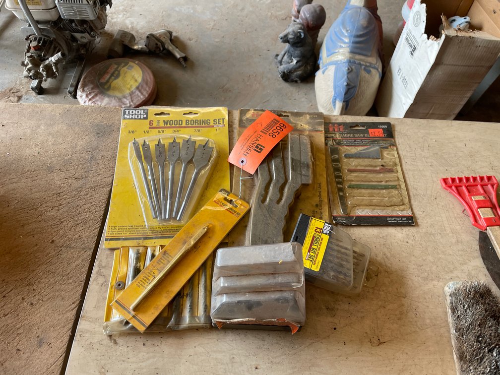Assorted Drill Bits and Wire Brushes