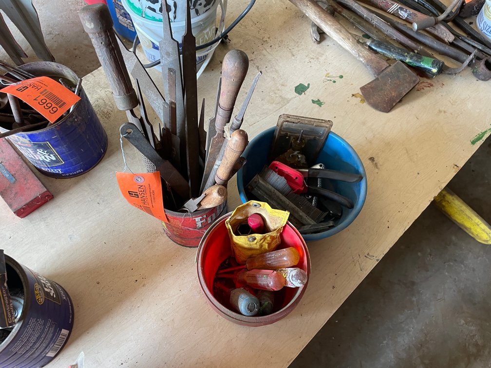 Assorted Files and Hand Tools