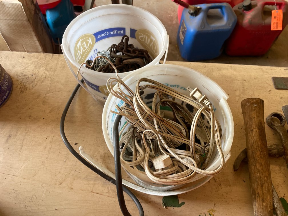 Assorted Wire and Chain