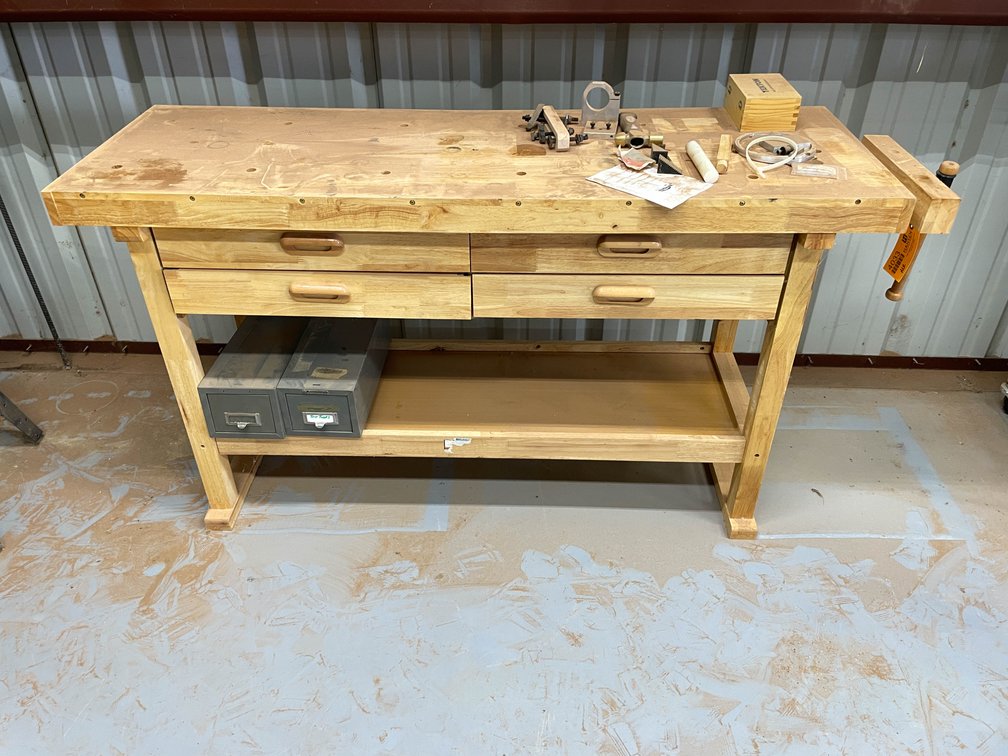 60'' Wooden Shop Table