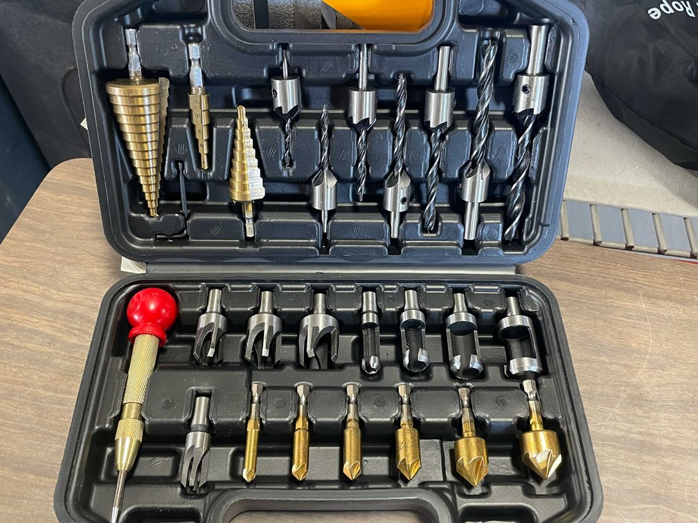 Step Drill and Countersink Set (CW)
