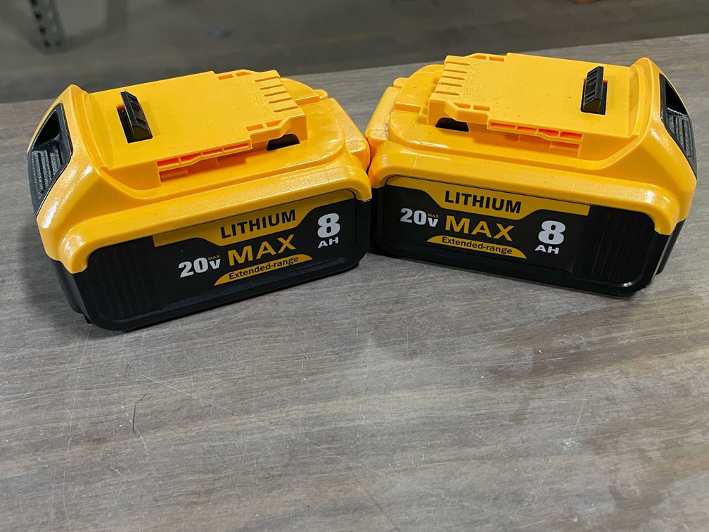 (2) 20 Volt DeWalt Compatible Batteries (PR7)