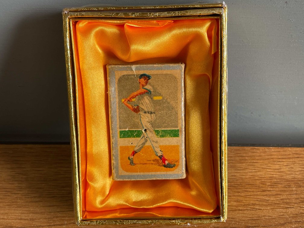Vintage 1955 Ohio Blue Tip Matchbox Ted Williams (FR1)