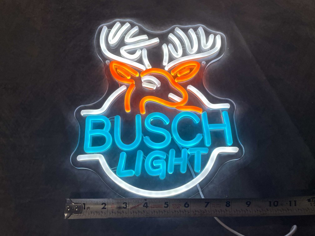 Busch Light Buck Deer LED Neon Sign (T6)