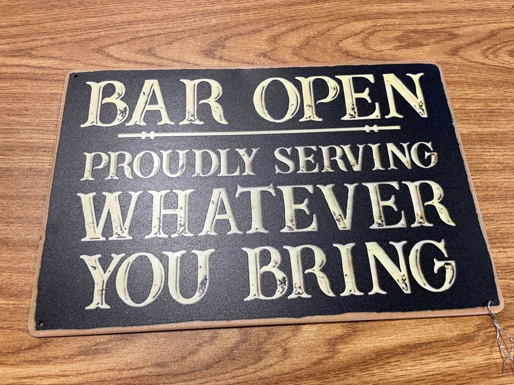 Collectible Metal Novelty Sign (T-2)
