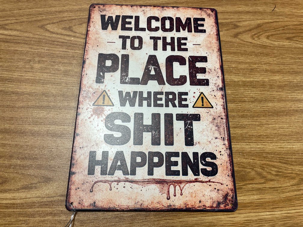 Collectible Metal Novelty Sign (T-2)