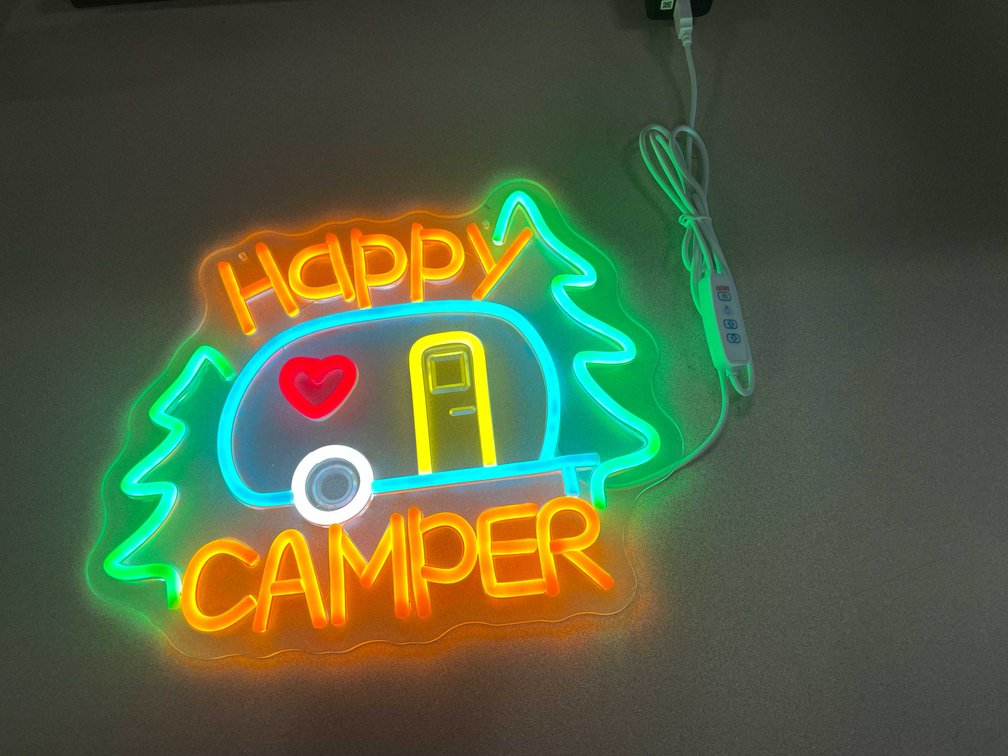 Collectible Camping Neon Light (T-2)