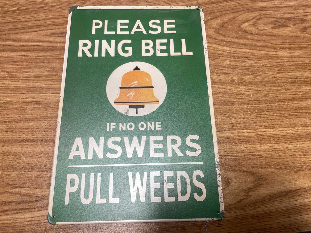 Collectible Metal Novelty Sign (T-2)