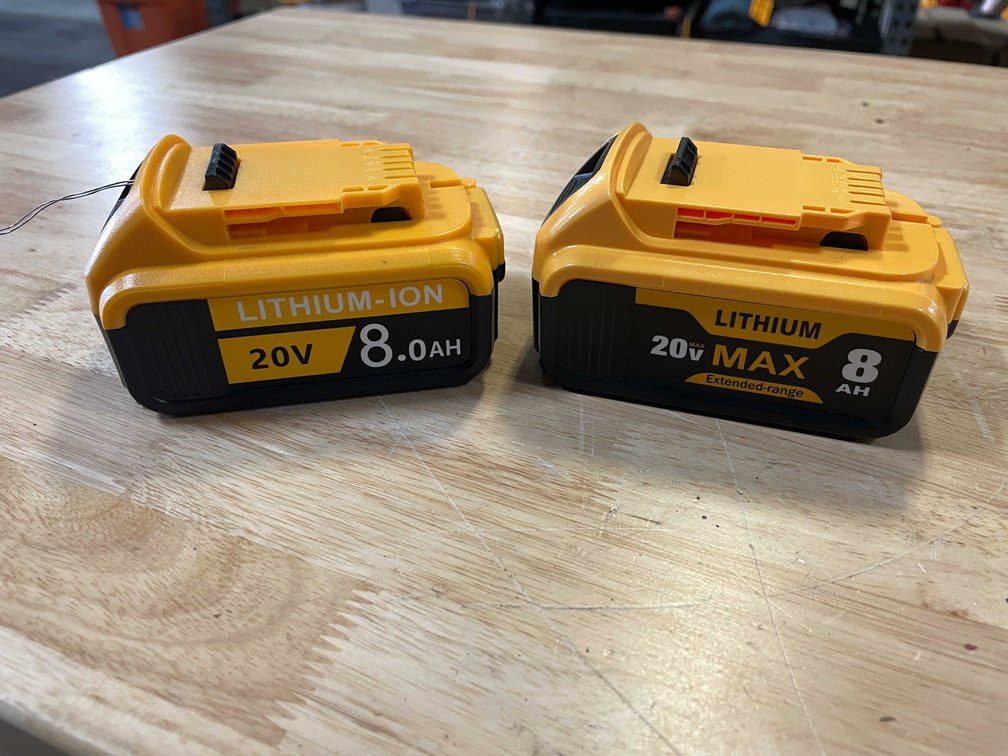 (2) DeWalt 20 Volt Compatible Batteries (PR6)