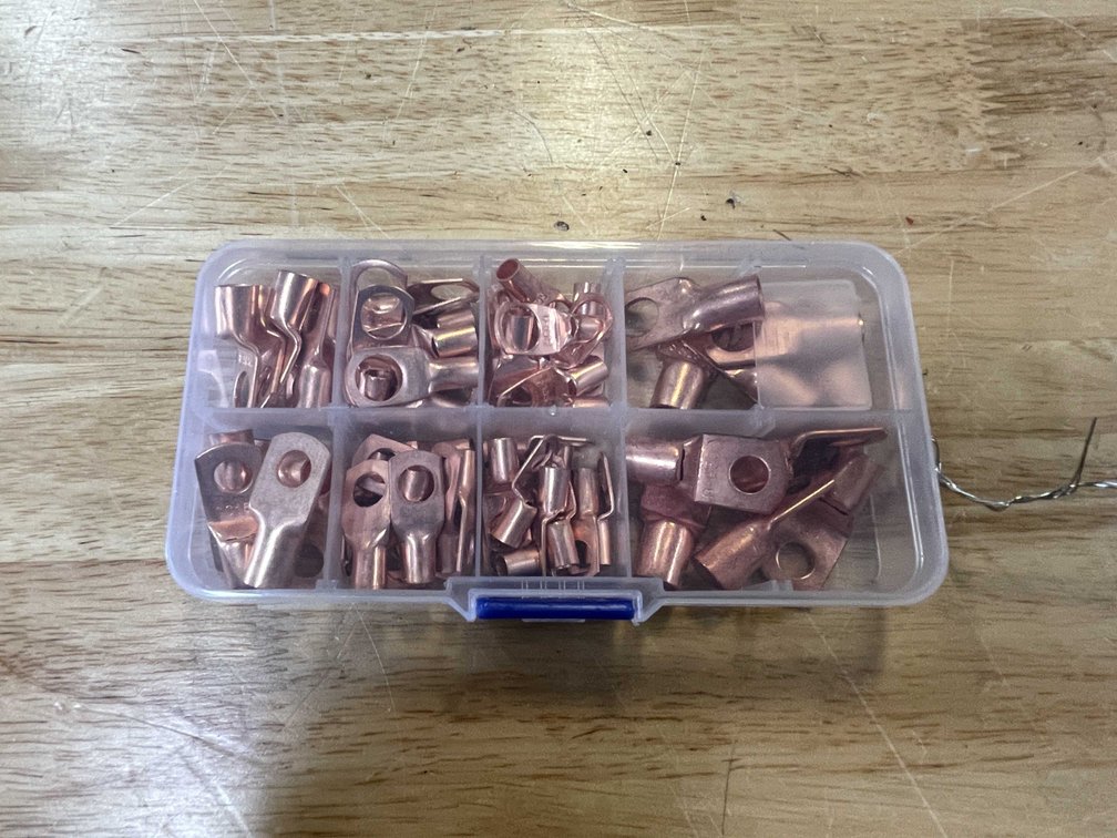 60pc Copper Electrical Wire Lug Connector Kit (PR6)