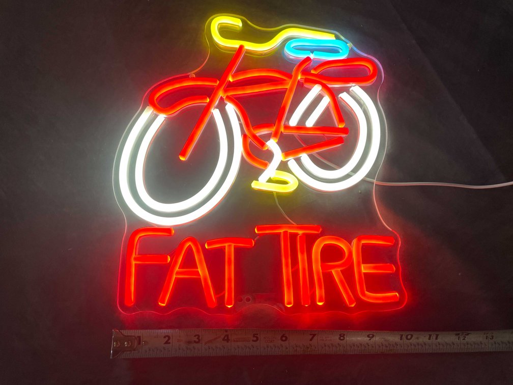 Fat Tire Neon LED Sign (T6)