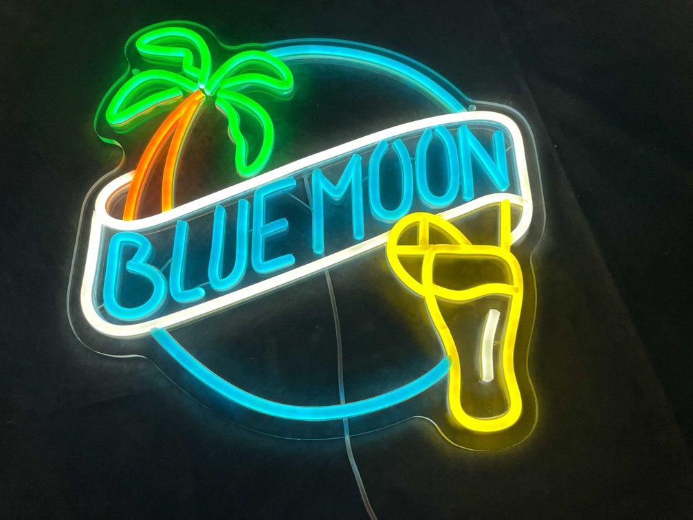 Blue Moon Beer LED Neon Sign (T6)