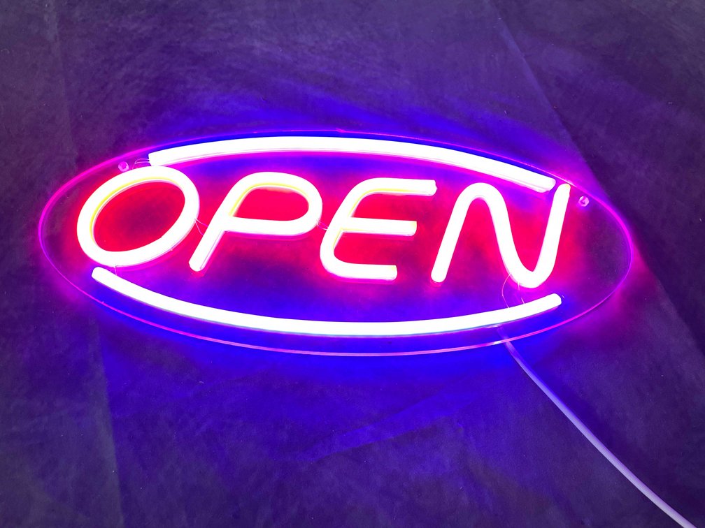 Open LED Neon Sign (T6)