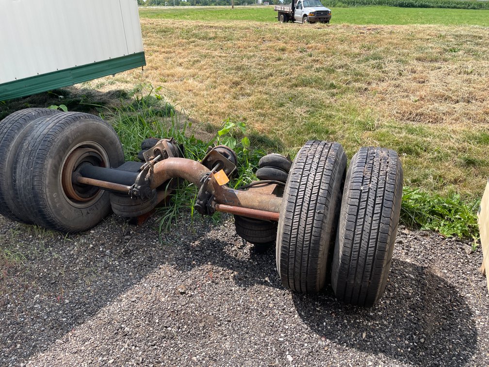Dump Truck Pusher Axle