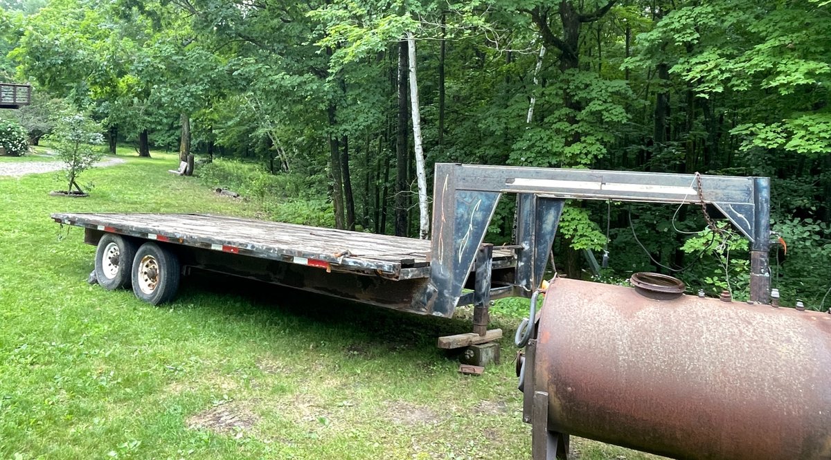 Fifth Wheel Flatbed Trailer (No Title)(Sells Bill of Sale)