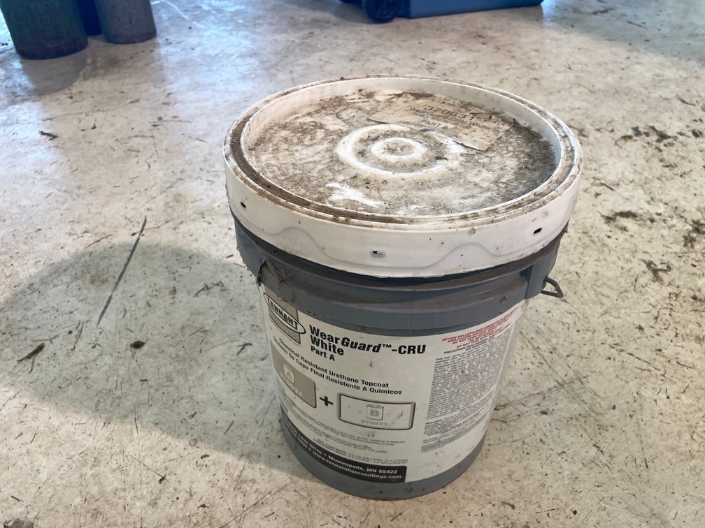 2-1/2-Gallons of WearGaurd CRU White Chemical Resistant Urethane