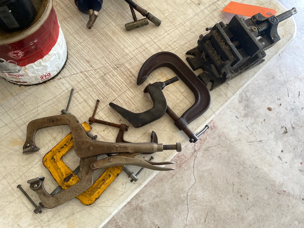 Assorted Clamps and Vise
