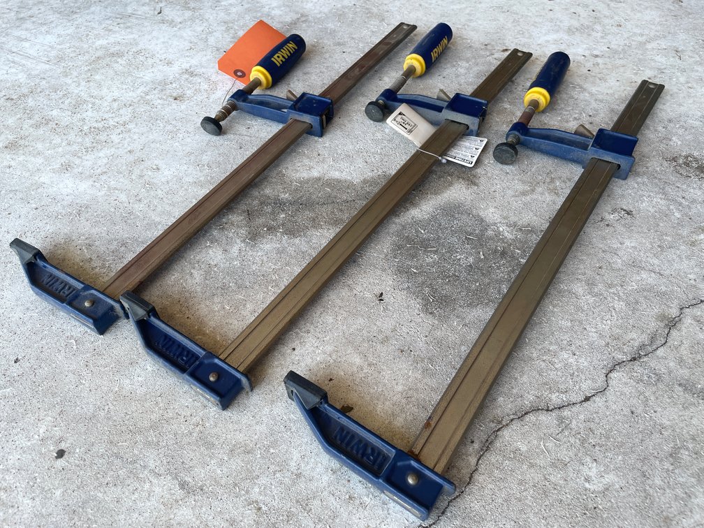 (3) Irwin Clamps