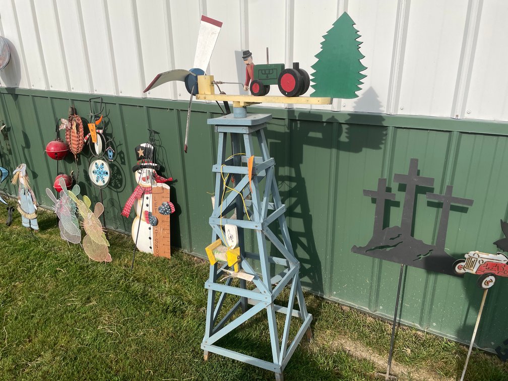 Shop Made Wooden Decorative Windmill