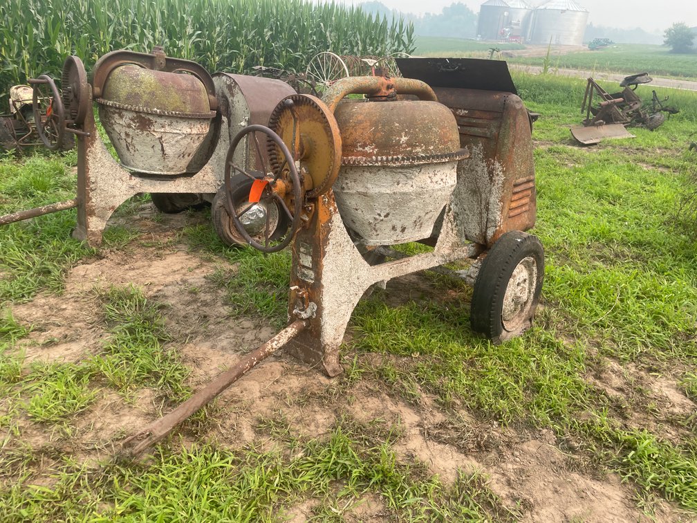 Cement Mixer on Wheels