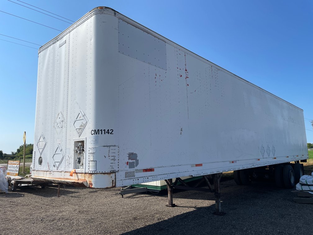 1990 Fruehauf Van Trailer (No Title)