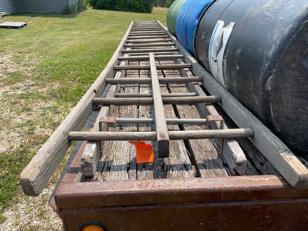 (2) Wooden Ladders