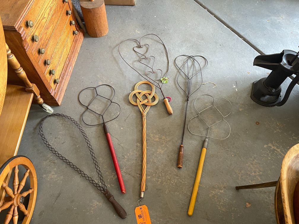(6) Vintage Rug Beaters