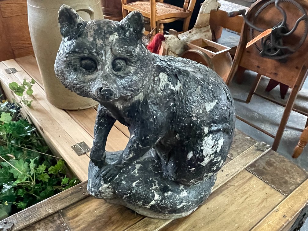 Racoon Yard Art