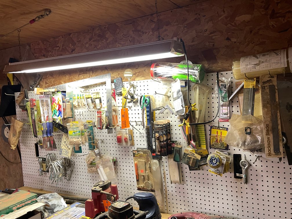 Contents of Pegboard