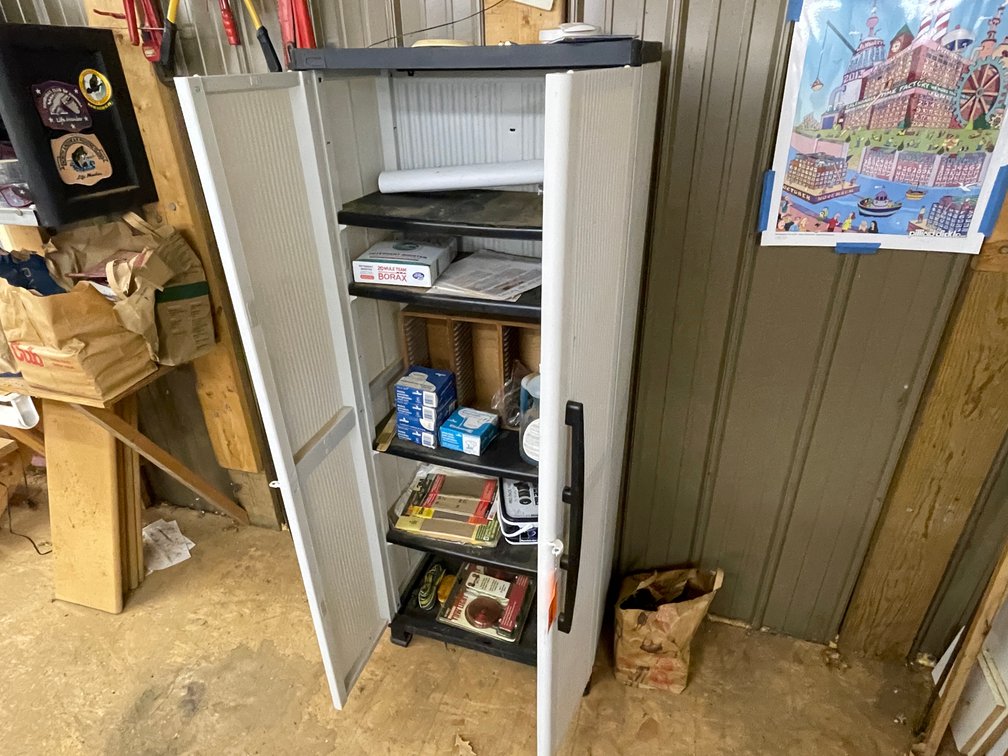Cabinet and Contents