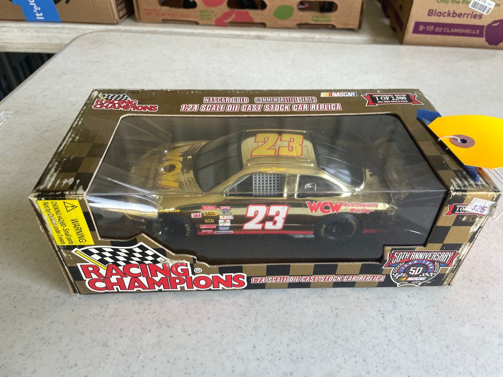 Nascar Gold Commemorative Series 50th Anniversary #23 Nascar Car (Blair, WI)