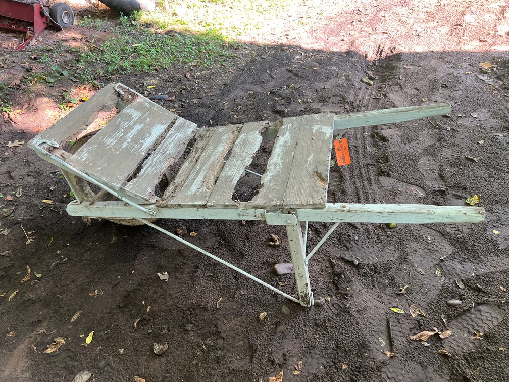 Wooden Flat Garden Cart