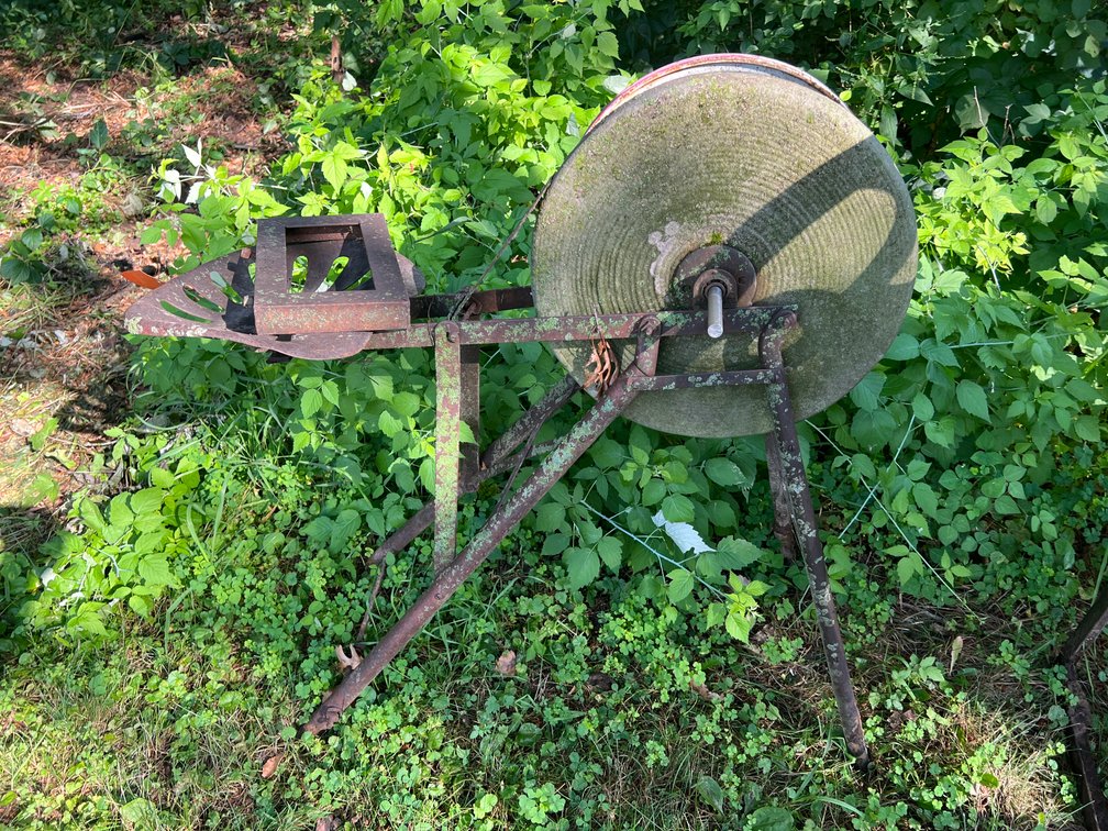 Antique Grinding Wheel