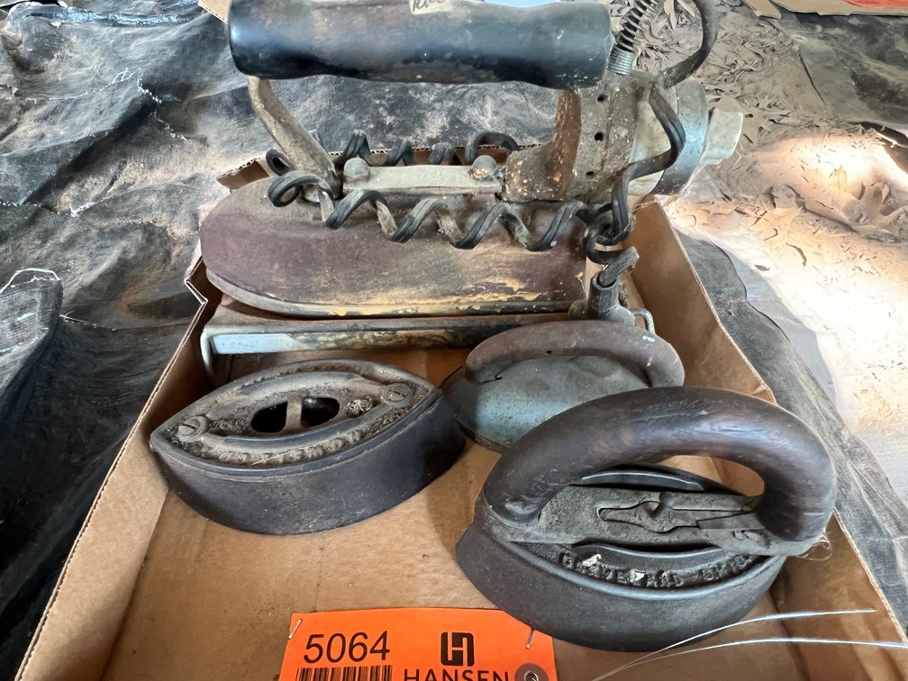 (3) Antique Sad Irons