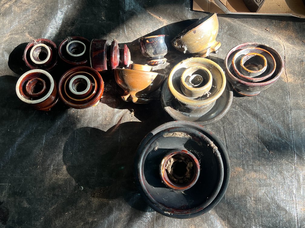 Box of Telephone Pole/Line Insulators