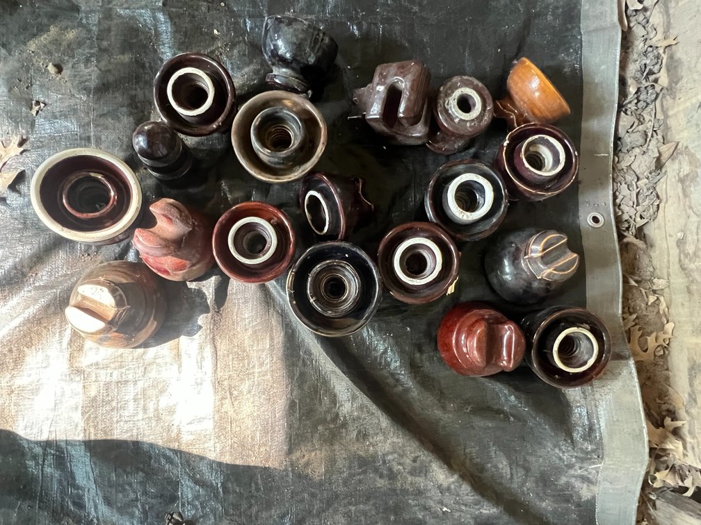 Box of Telephone Pole/Line Insulators