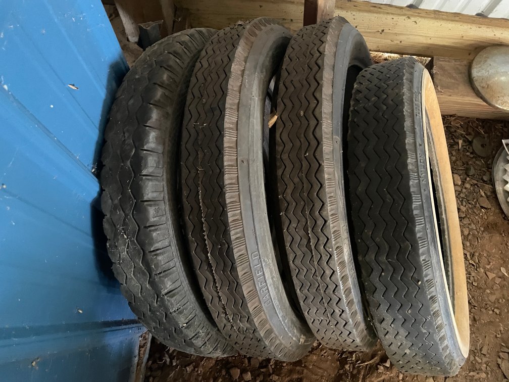 (4) Various Ford Model A Tires