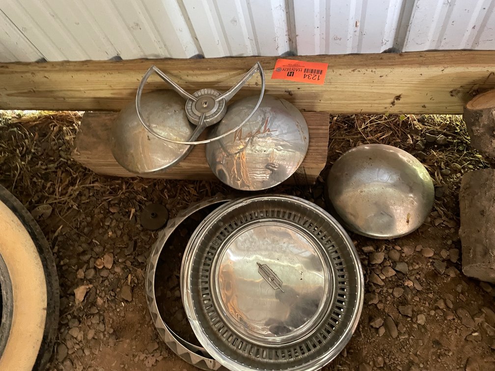 Various Classic Car Hubcaps