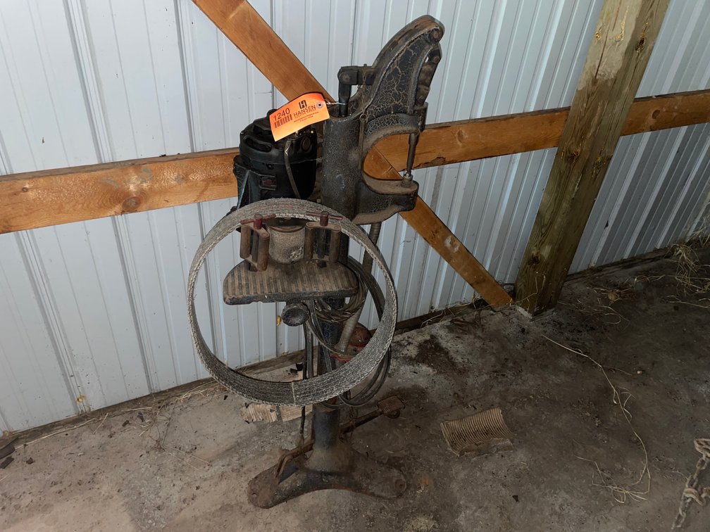 Milford Model 865 and 868 Riveter Machine with Leather Punch