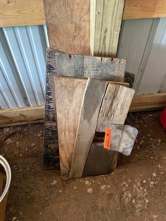 (5) Vintage Wooden Model A Floor Parts