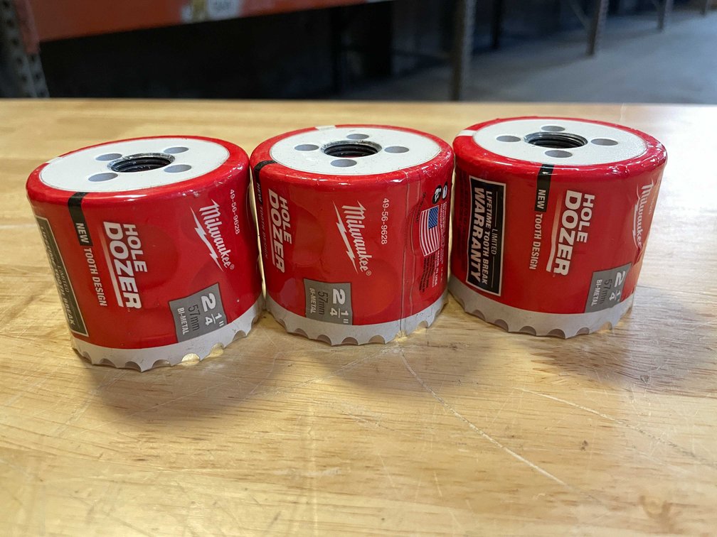 (3) Milwaukee Hole Saws NIB (PR2)