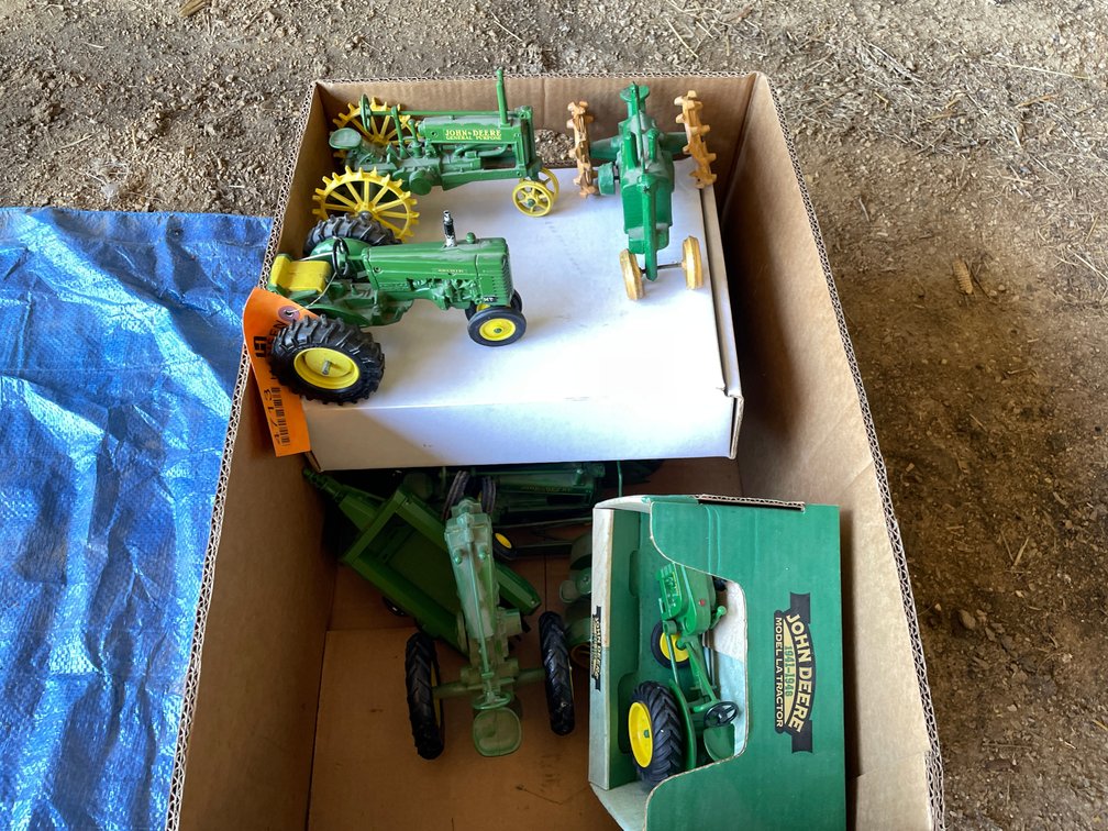 Assortment of Toy Tractors