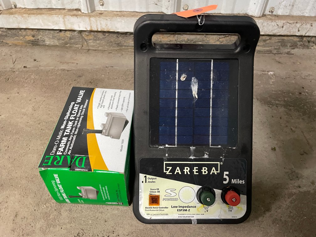 Zareba 5 Miles Solar Electric Fencer and Farm Tank Float Valve