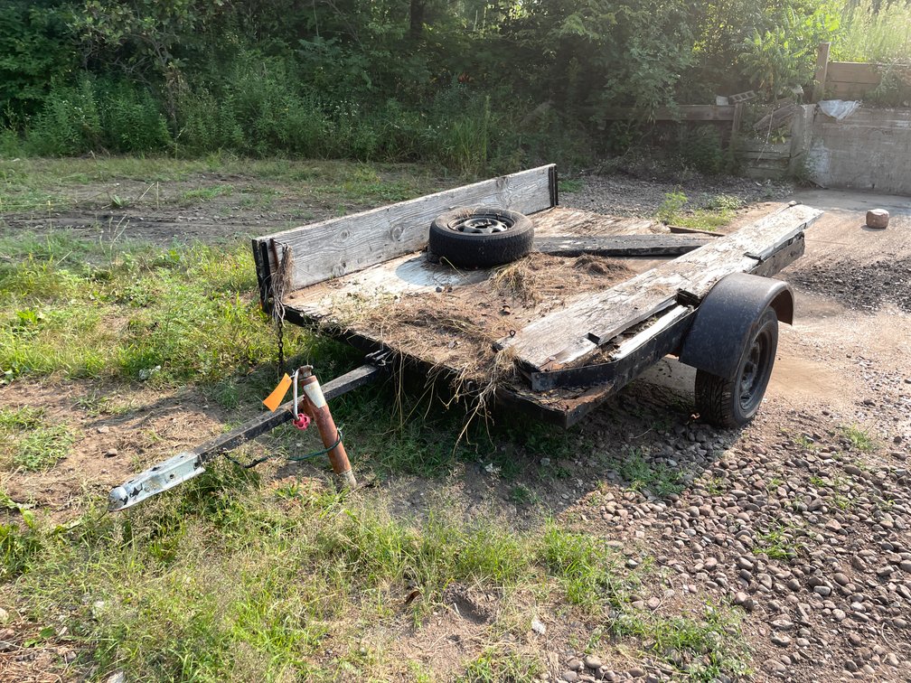 Single Axle Tilt Bed Utility Trailer