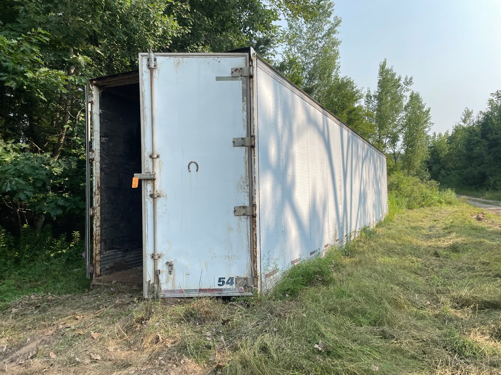 48' Semi Trailer Van Body Storage Trailer