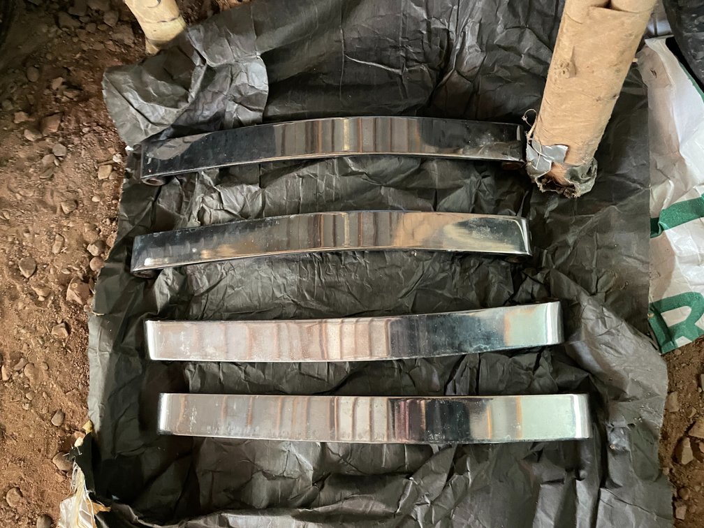 Ford Model A Chrome Bumper Pieces