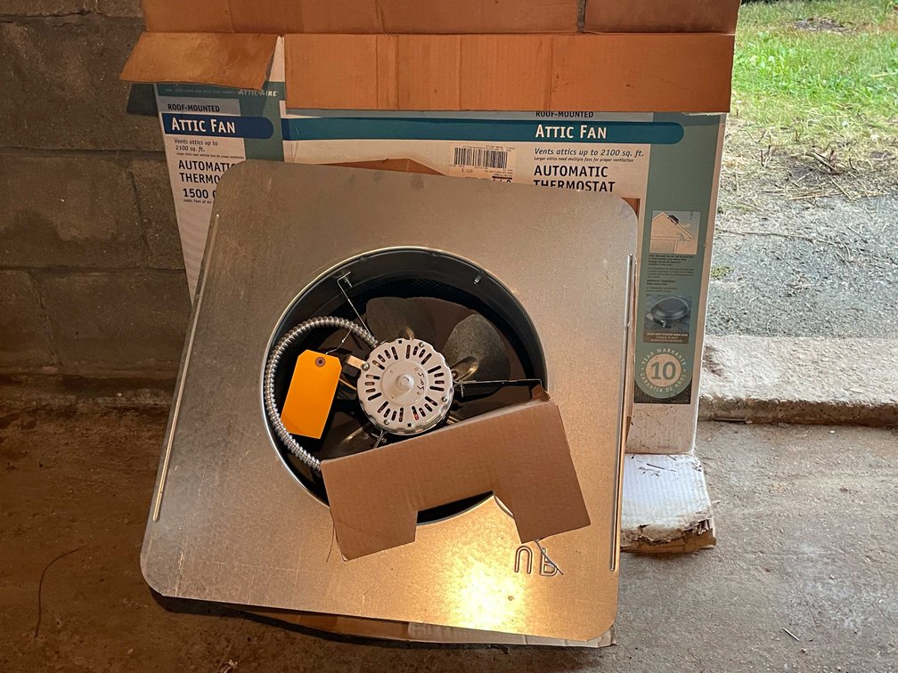 Roof-Mounted Attic Fan