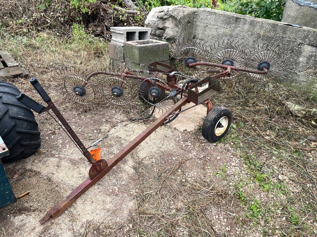 Tow Behind Wheel Hay Rack